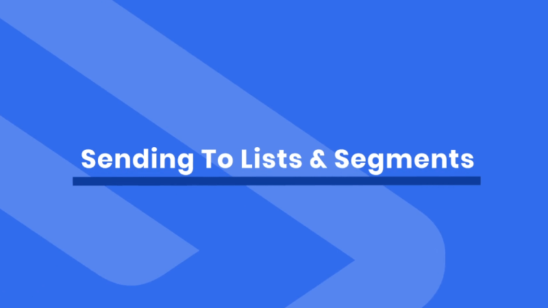 Hit the ground running and learn how to send a campaign to engaged contacts
